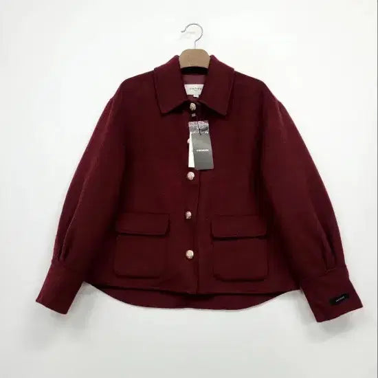 [SOLD OUT] cacharel 핸드메이드 버건디 울 자켓/55/앨리스/926