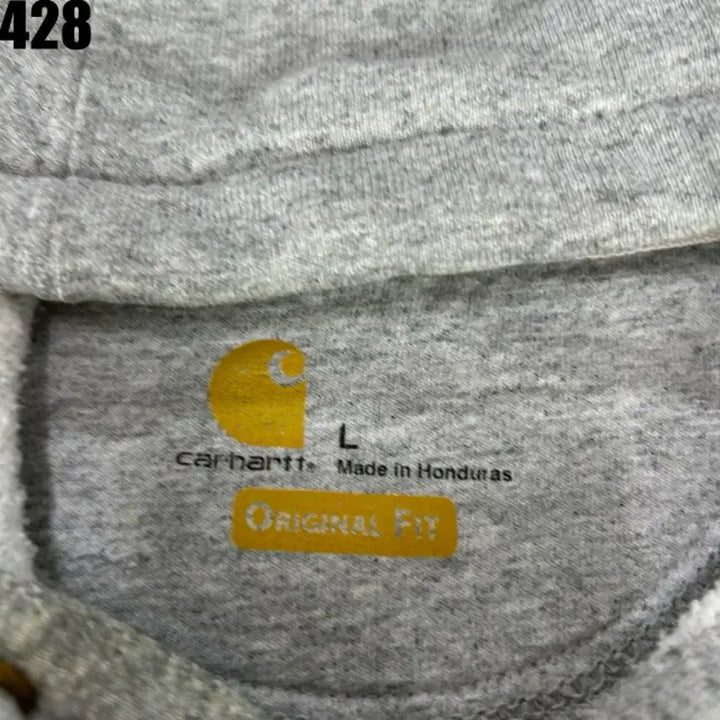 [BUNJANG] Carhartt Gray Hoodie / 칼하트 회색 후드티