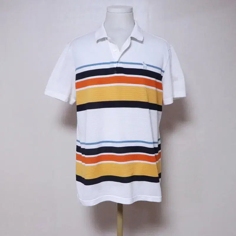 [SOLD OUT] 헤지스골프 남성100 스트라이프 반팔 티셔츠(3)