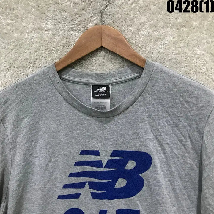 [BUNJANG] 뉴발란스 247 회색 반팔 티셔츠 XL / 뉴발란스 247 회색 반팔 티셔츠 XL