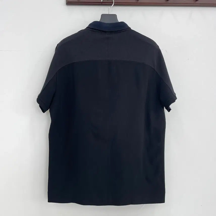 [SOLD OUT] 랑방 옴므 공용 100-105 블랙 피케 pk 반팔 티셔츠