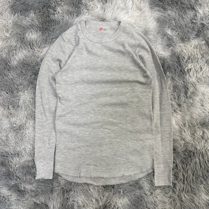 [SOLD OUT] [M, 새상품] 헤인즈 써멀 롱슬리브 그레이