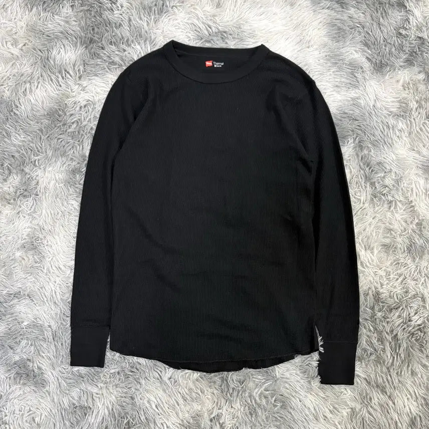 [SOLD OUT] [M, 새상품] 헤인즈 써멀 롱슬리브 블랙