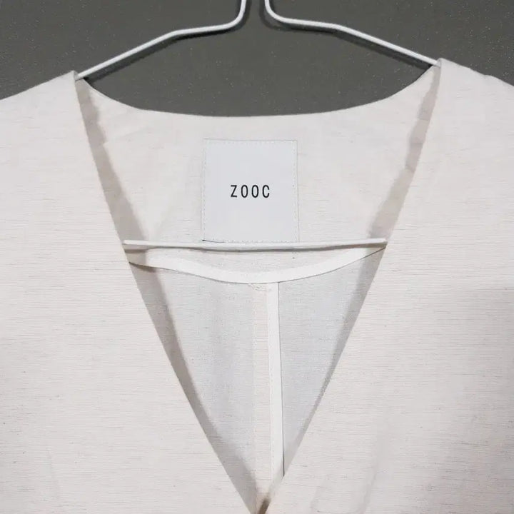 [BUNJANG] 여성 55) ZOOC 쥬크 신형 22ss 노카라 린넨 혼방 반팔 자켓 / 여성 55) ZOOC 쥬크 신형 22ss 노카라 린넨 혼방 반팔 자켓