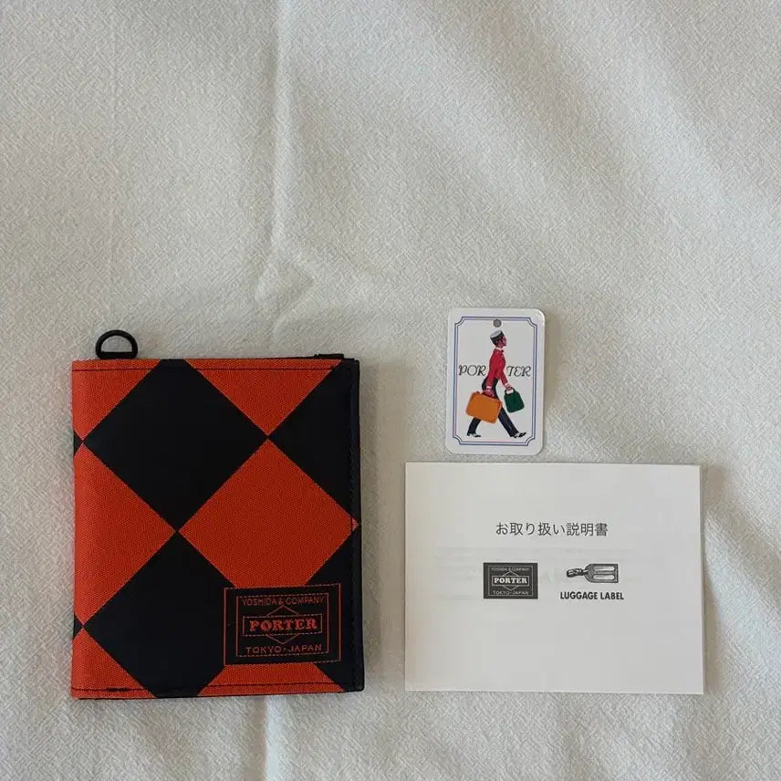 [SOLD OUT] 요시다 포터 다이아몬드 체크 패턴 지갑