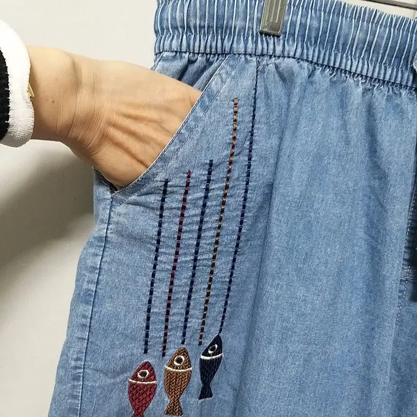 [BUNJANG] ㅎ100 밴딩청바지 / ㅎ100 밴딩청바지