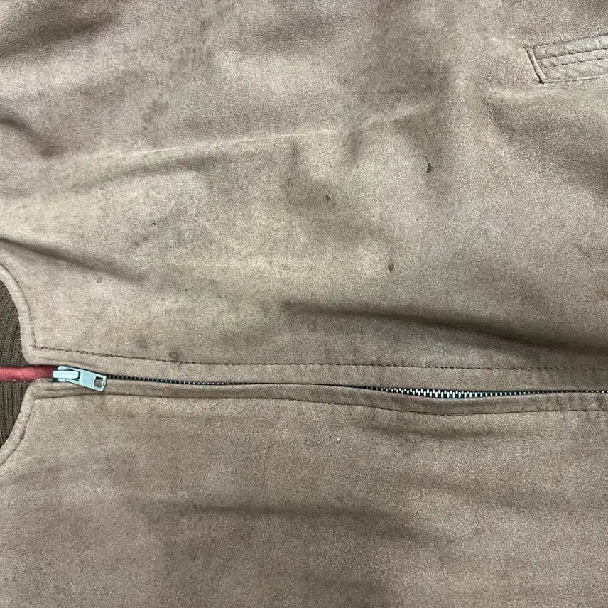 [BUNJANG] vtg 빈티지 오리지널 양가죽 스웨이드 봄버 자켓 / vtg 빈티지 오리지널 양가죽 스웨이드 봄버 자켓