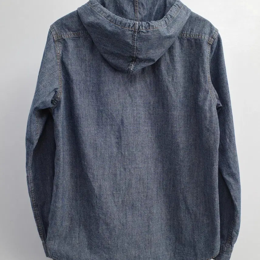 [BUNJANG] gu / denim hooded shirt / gu / denim hooded shirt