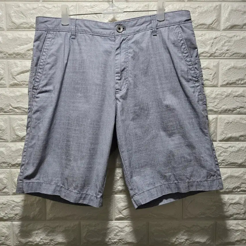 [BUNJANG] Calvin Klein Checkered Chino Shorts / 캘빈클라인 체크 치노 반바지 면 반바지 32