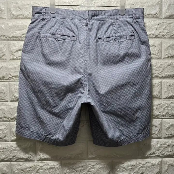 [BUNJANG] Calvin Klein Checkered Chino Shorts / 캘빈클라인 체크 치노 반바지 면 반바지 32