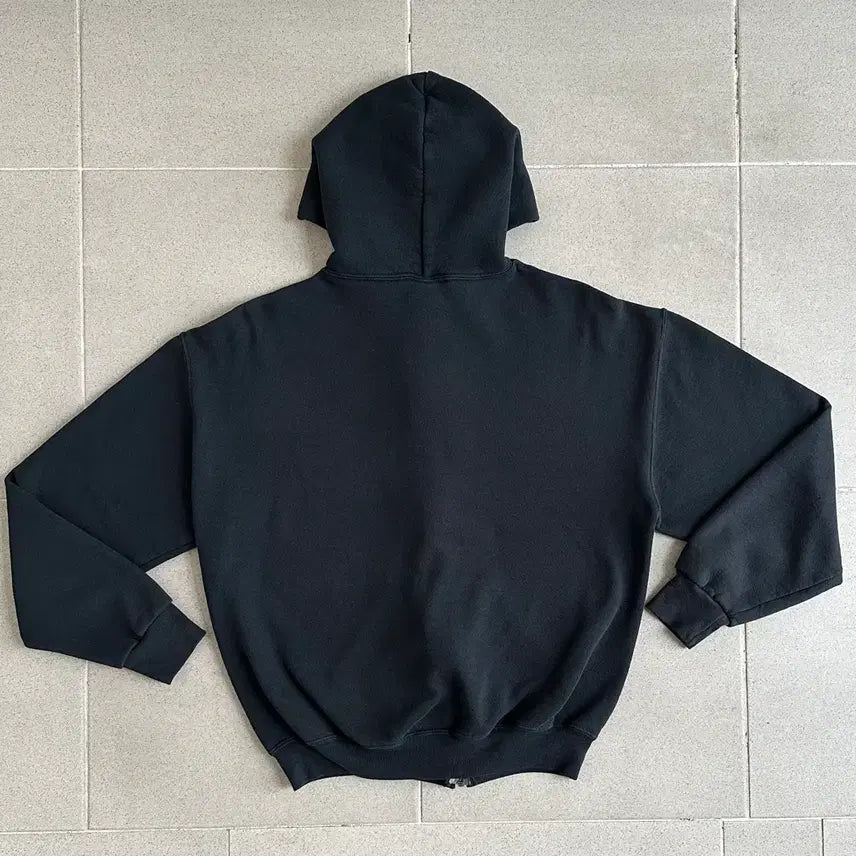 [SOLD OUT] 90s 빈티지 러셀 후드집업 블랙 M