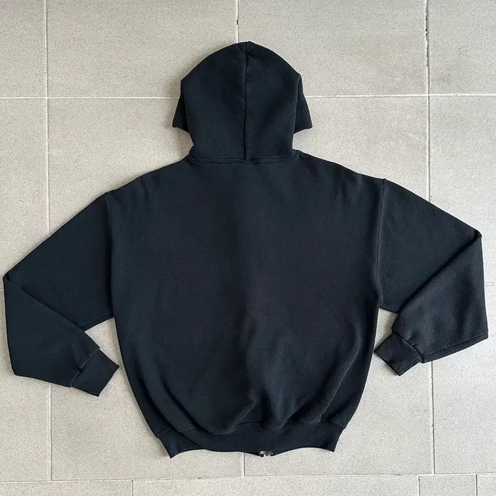 [SOLD OUT] 90s 빈티지 러셀 후드집업 블랙 M