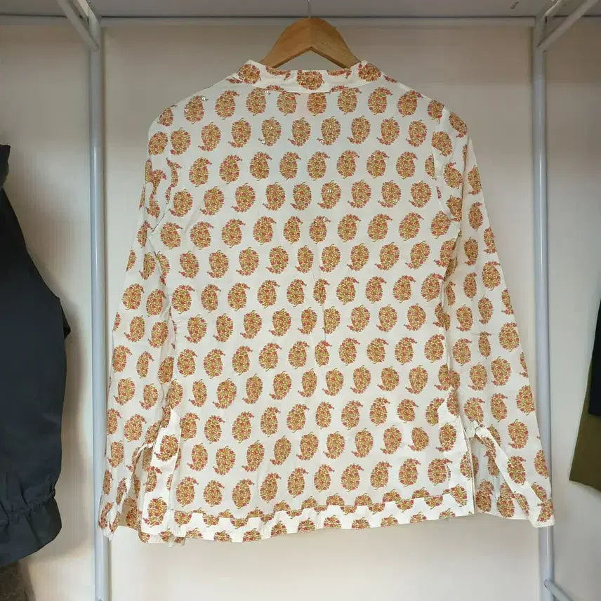 [BUNJANG] TORY BURCH 토리버치 시어코튼 페이즐리패턴 시그니처 튜닉 탑 / TORY BURCH 토리버치 시어코튼 페이즐리패턴 시그니처 튜닉 탑