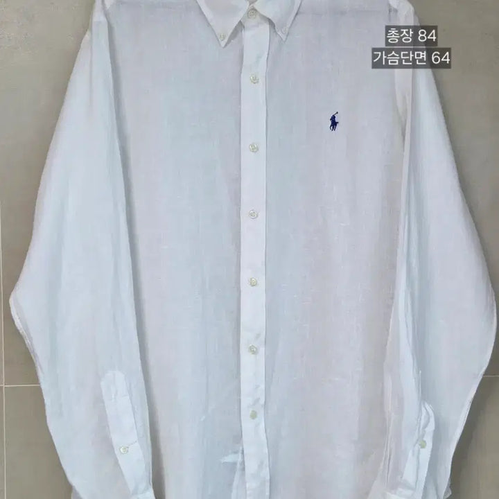 [SOLD OUT] 폴로 랄프로렌 린넨 셔츠 화이트 L (105-107)새컨디션 택포