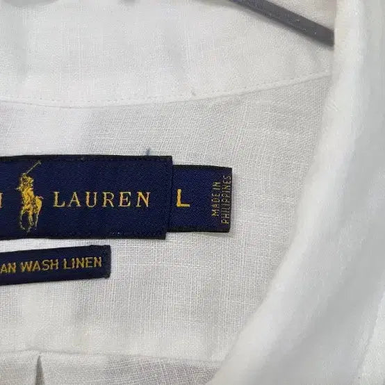 [SOLD OUT] 폴로 랄프로렌 린넨 셔츠 화이트 L (105-107)새컨디션 택포