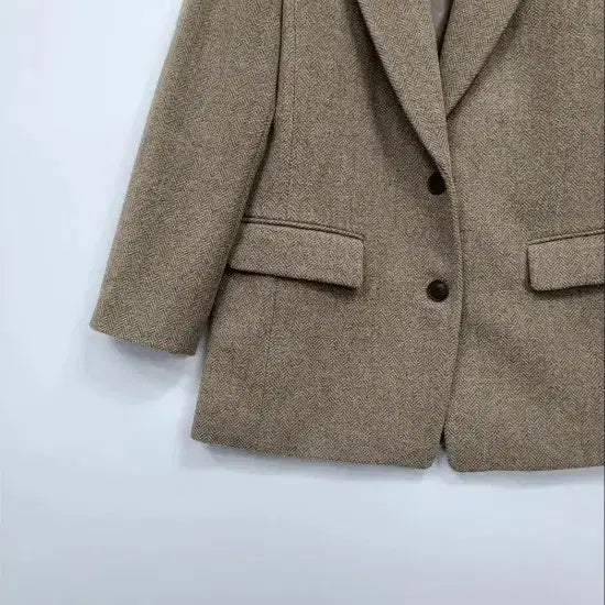 [BUNJANG] SOUP 숲 헤링본 브라운 자켓/2022ss/66/앨리스/958 / SOUP 숲 헤링본 브라운 자켓/2022ss/66/앨리스/958
