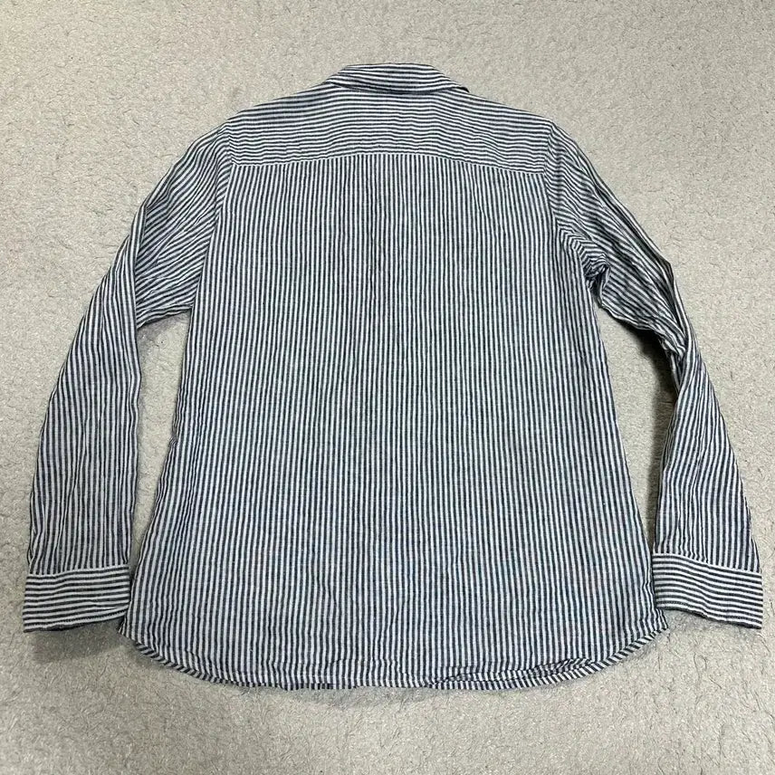 [SOLD OUT] 라코스테 린넨 셔츠 스트라이프 여성 100