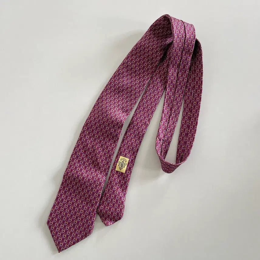 [BUNJANG] Gucci Pattern Silk Tie / 구찌 패턴 넥타이