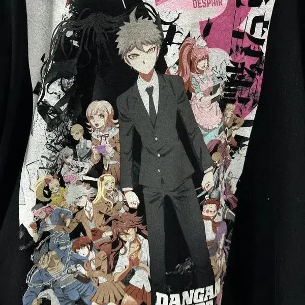 [BUNJANG] [L] DANGANRONPA 단칸론파시리즈 카툰 반팔티 / [L] DANGANRONPA 단칸론파시리즈 카툰 반팔티