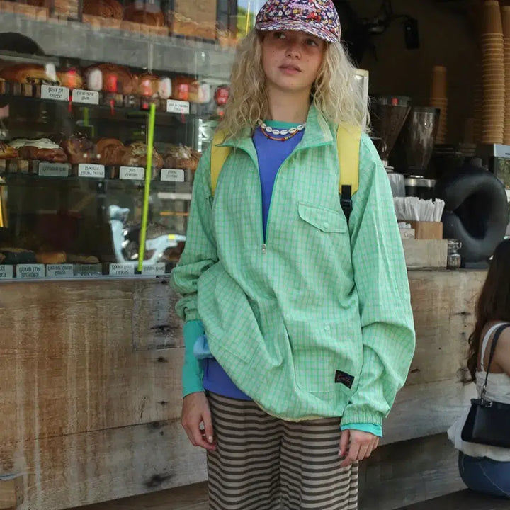 [BUNJANG] tonse 톤세 LOVAE CHECK ANORAK / tonse 톤세 LOVAE CHECK ANORAK