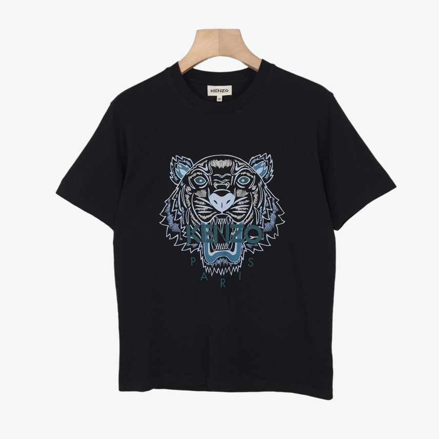 [SOLD OUT] [95-100] 겐조 블랙 타이거 프린팅 반팔 티셔츠