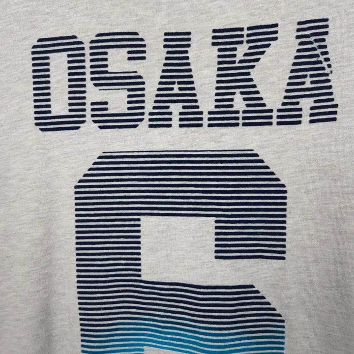 [SOLD OUT] [100-105] 슈퍼드라이 그레이 그래픽 반팔 티셔츠