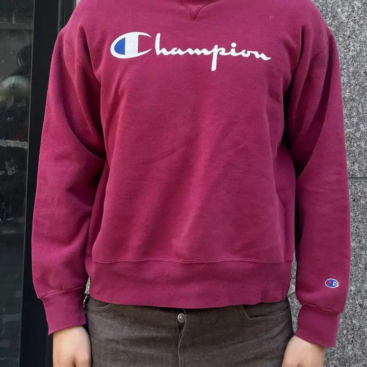 [BUNJANG] 챔피온 리버스위브 빅로고 스웻셔츠 made in USA / 챔피온 리버스위브 빅로고 스웻셔츠 made in USA