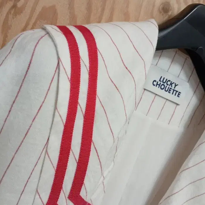 [BUNJANG] Lucky Chouette Striped Sailor Collar Jacket / 럭키슈에뜨 스트라이프 세일러 카라 쟈켓