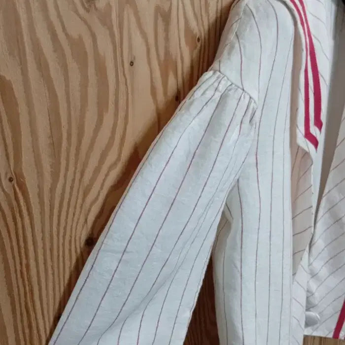 [BUNJANG] Lucky Chouette Striped Sailor Collar Jacket / 럭키슈에뜨 스트라이프 세일러 카라 쟈켓