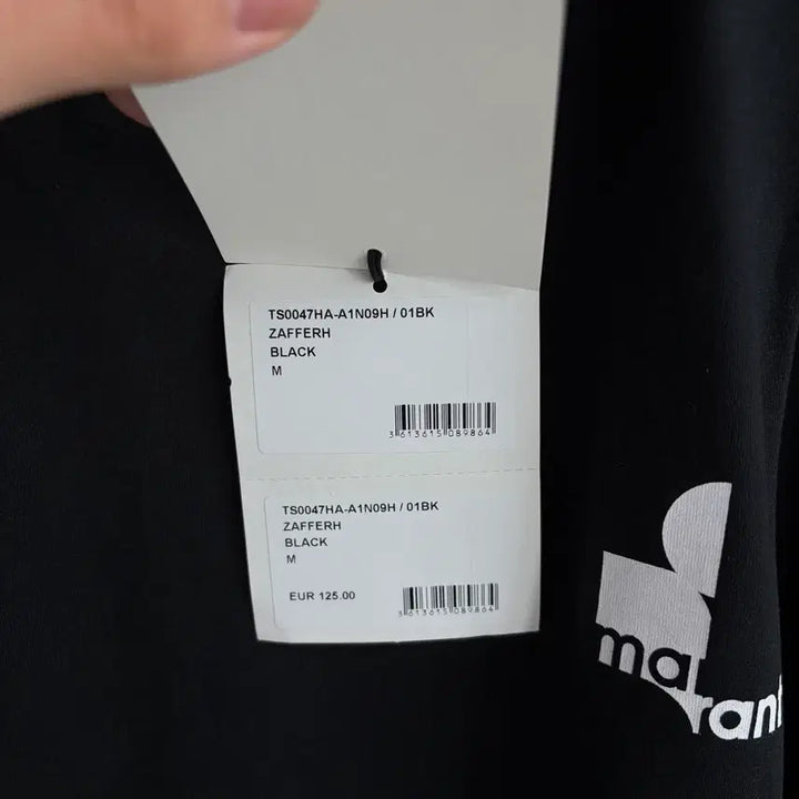 [BUNJANG] Isabel Marant Logo T-shirt (Black) / 새상품(M)이자벨마랑 로고 반팔티셔츠 블랙