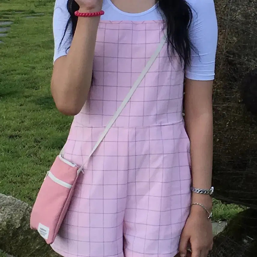 [BUNJANG] American Apparel Checkered Jumpsuit / 아메리칸어페럴 점프수트