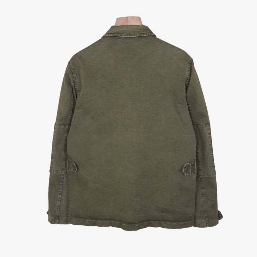 [SOLD OUT] [95] 파니칼레 다크 카키 워싱 코튼 자켓 (made in italy)