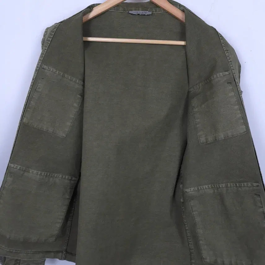 [SOLD OUT] [95] 파니칼레 다크 카키 워싱 코튼 자켓 (made in italy)