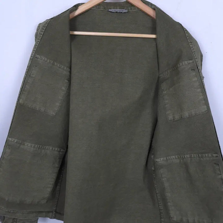 [SOLD OUT] [95] 파니칼레 다크 카키 워싱 코튼 자켓 (made in italy)