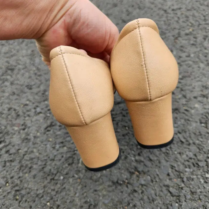 [BUNJANG] TIAD Pearl Accent Pumps Beige / TIAD 진주 배색 펌프스 235 베이지