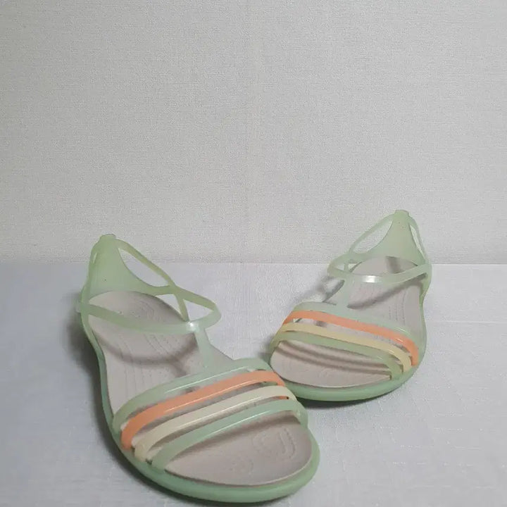 [BUNJANG] Crocs Isabella Jelly Strap Sandals Mint / 240mm 크록스 이사벨라 샌들 젤리 스트랩 민트 W7
