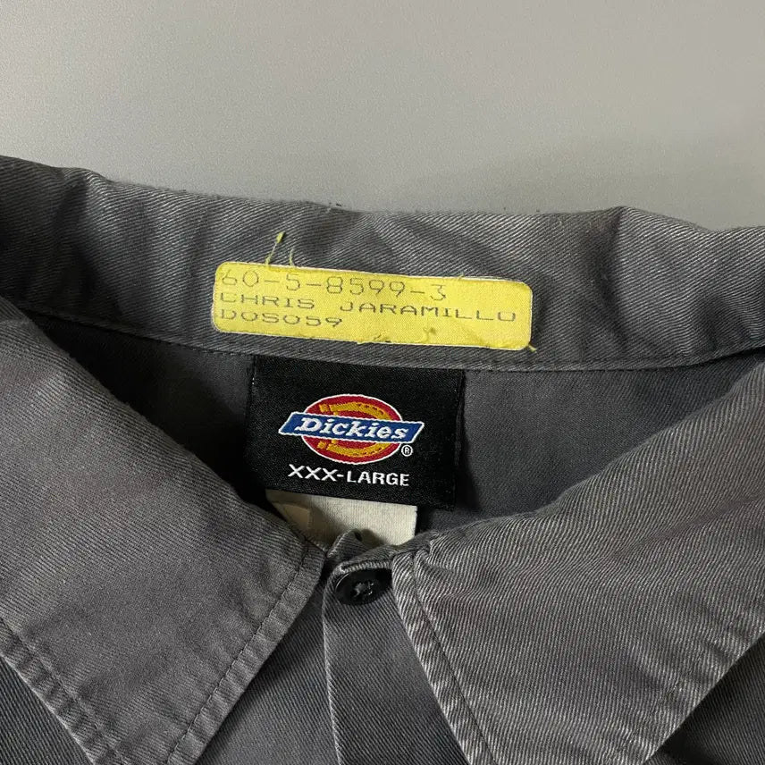 [BUNJANG] Dickies Black and Gray Work Shirt 3XL / 디키즈 블랙그레이 워크셔츠 3XL