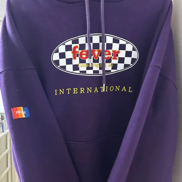 [BUNJANG] Fever Time Hoodie Purple L / 피버타임 후드티 퍼플 L