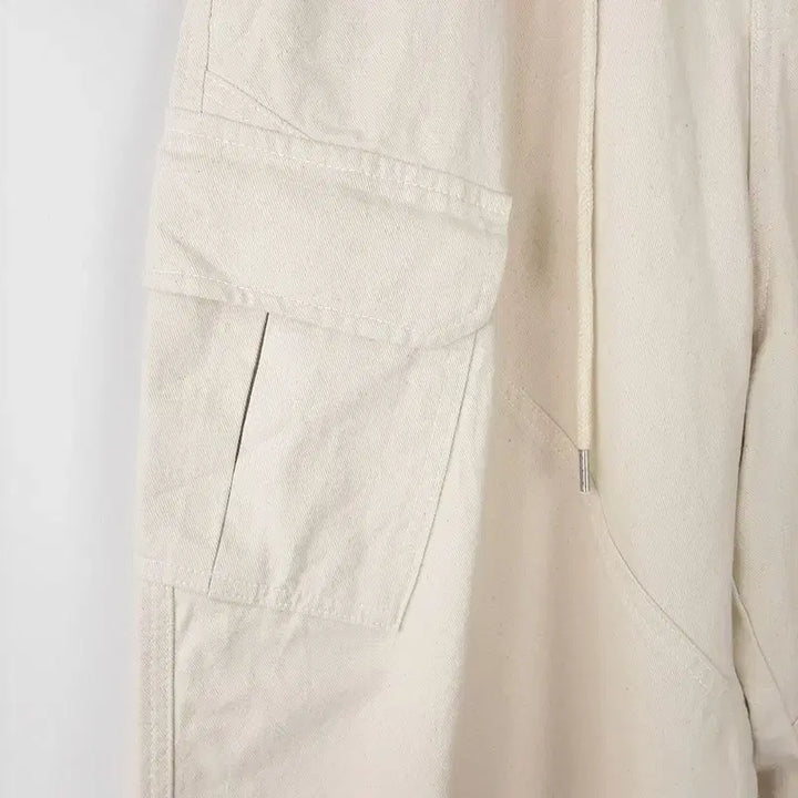 [BUNJANG] By:Flow Cargo Cotton Pants L / 바이플로우 카고 허리스트링 면팬츠 L