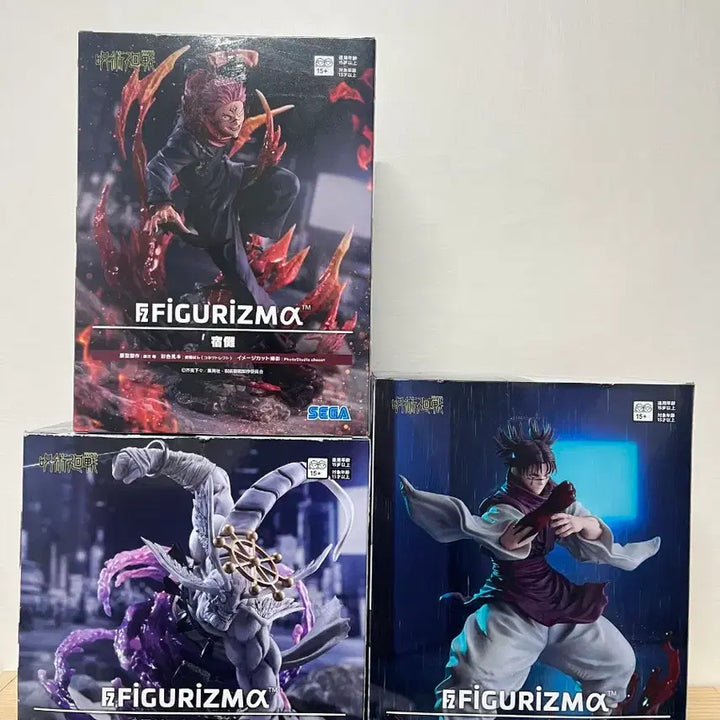 [SOLD OUT] 미개봉/일괄] 주술회전 피규어리즘 마허라,스쿠나, 쵸소우 일괄
