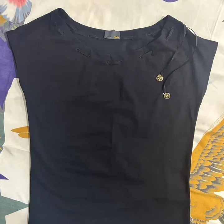 [BUNJANG] Fendi Black Silk Top / 펜디 블랙 실크 탑38