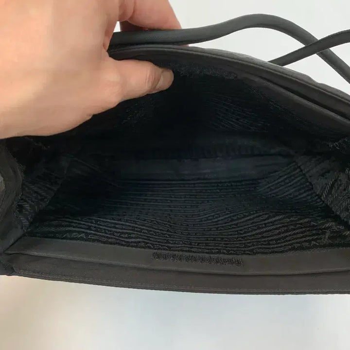 [BUNJANG] Prada Pocono Nylon Black Tote/Shoulder Bag / 정품 프라다 포코노 나일론 블랙 토트백 / 숄더백 (감정완료 / 세탁완료