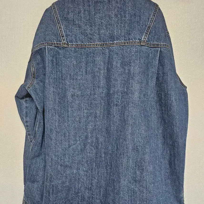 [BUNJANG] River Classy Blue Denim Oversized Shirt Jacket / 리버클래시 블루 데님 오버핏 셔츠형 자켓 100