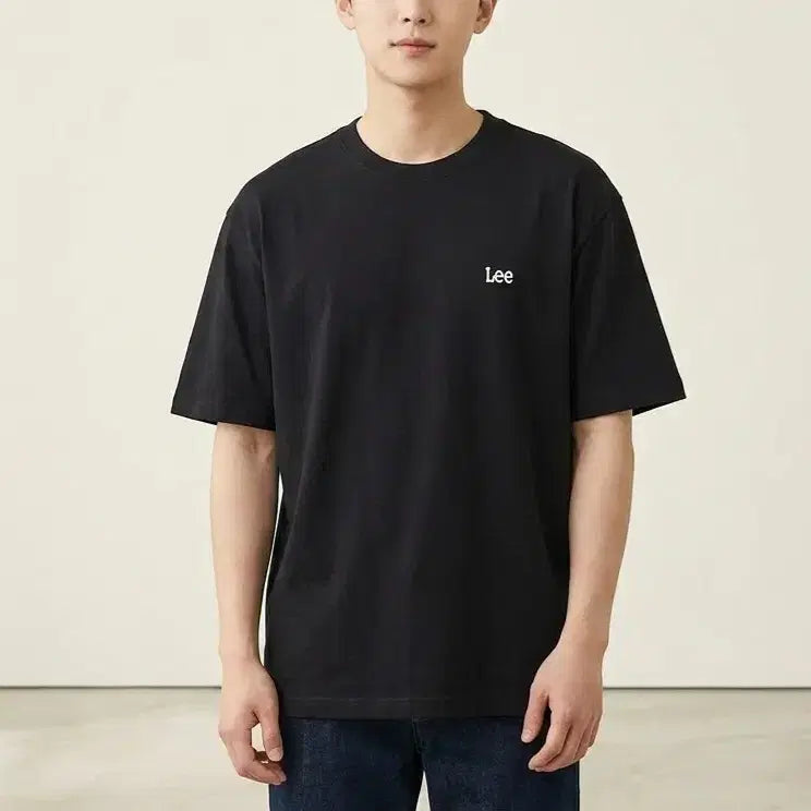 [BUNJANG] Lee Basic Round Neck Short Sleeve T-Shirt (Men&