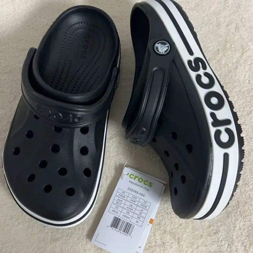 [BUNJANG] Crocs Baya Band Clog Black Size 265 / M8/W10크록스 바야밴드블랙265사이즈