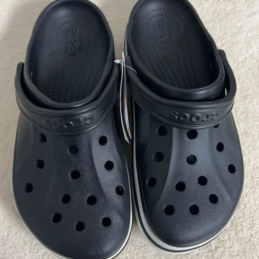 [BUNJANG] Crocs Baya Band Clog Black Size 265 / M8/W10크록스 바야밴드블랙265사이즈