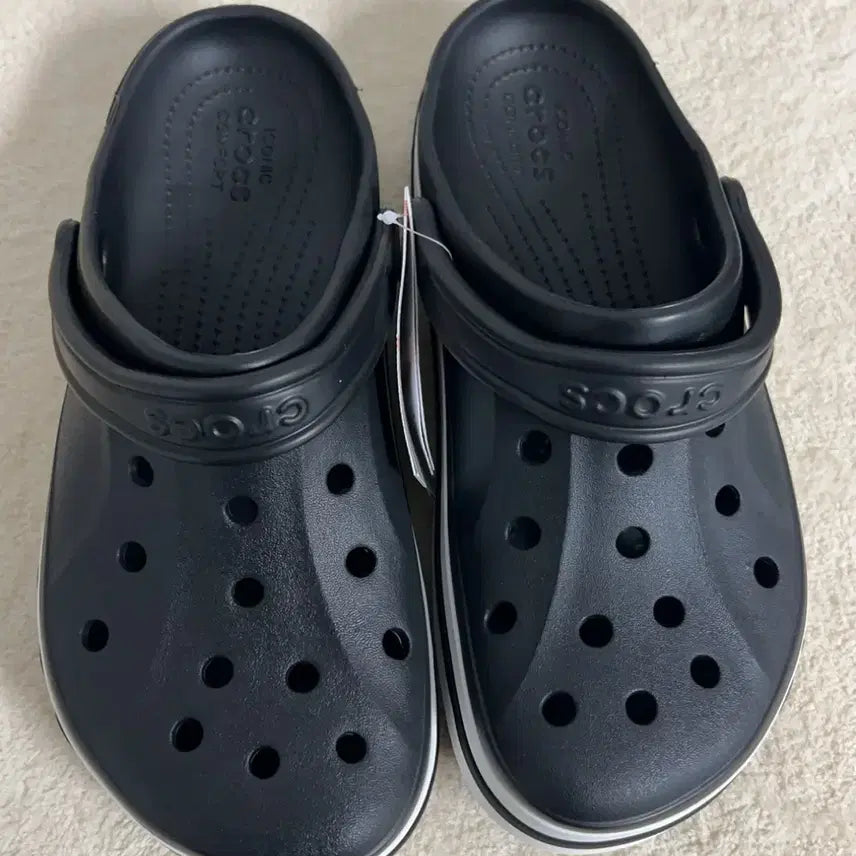 [BUNJANG] Crocs Baya Band Clogs Black Size 230 / M4/W6크록스 바야밴드블랙230사이즈
