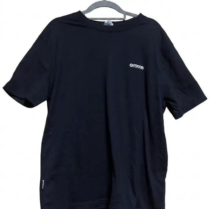 [BUNJANG] Outdoor Black T-Shirt (M) / OUTDOOR 블랙 반팔티 M