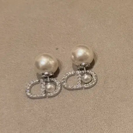 [BUNJANG] Dior Pearl Tribales Earrings / 디올 진주 TRIBALES 귀걸이