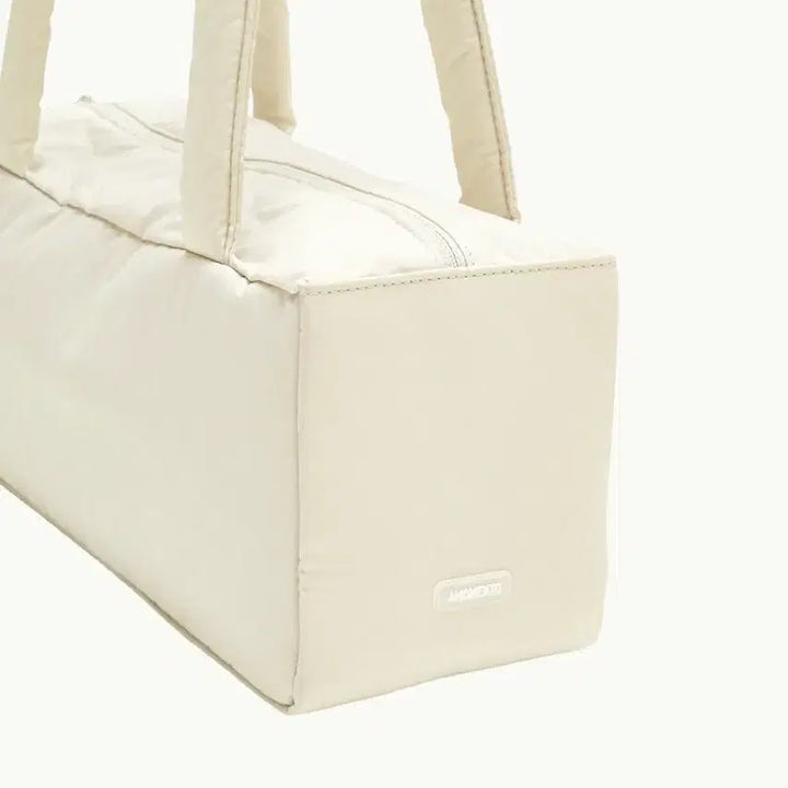 [BUNJANG] Amomento Square Shoulder Bag Light Beige / 아모멘토 스퀘어 숄더백 라이트베이지